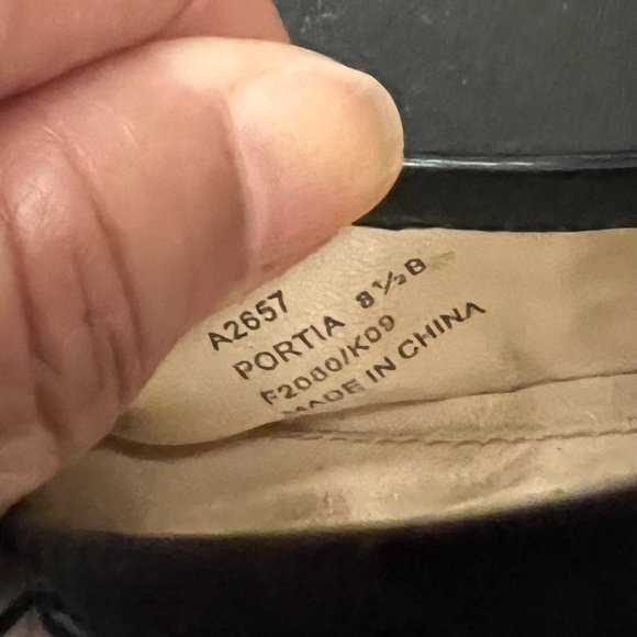 Coach portia size 8.5M multicolored ballet flat square toe - Picture 10 of 10